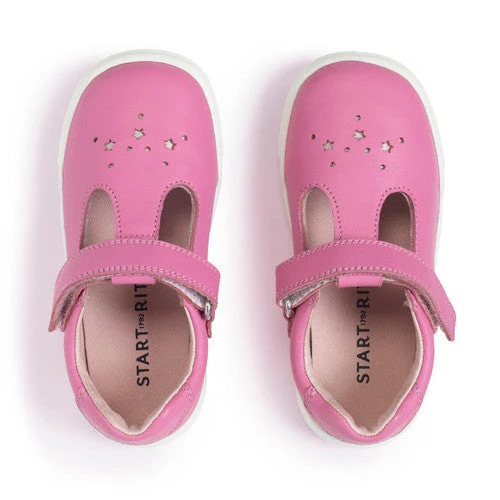 PLAYGROUND PINK LEATHER SHOE 2 PLAYGROUND PINK LEATHER SHOE - Image 2