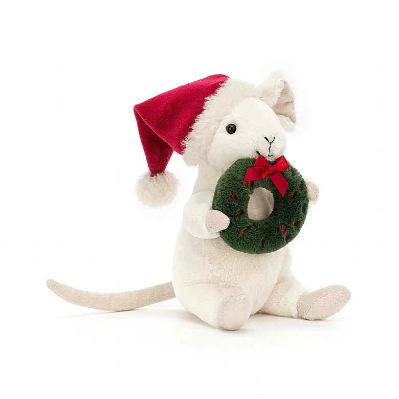 JELLYCAT MERRY MOUSE WREATH 1 JELLYCAT MERRY MOUSE WREATH