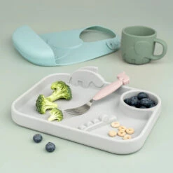 Done By Deer EASY GRIP CUTLERY SET DEER FRIENDS POWDER 6 Done By Deer EASY GRIP CUTLERY SET DEER FRIENDS POWDER -Baby Products Shop POWDERSET3