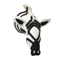 ORIGINAL FELT ZEBRA HEAD