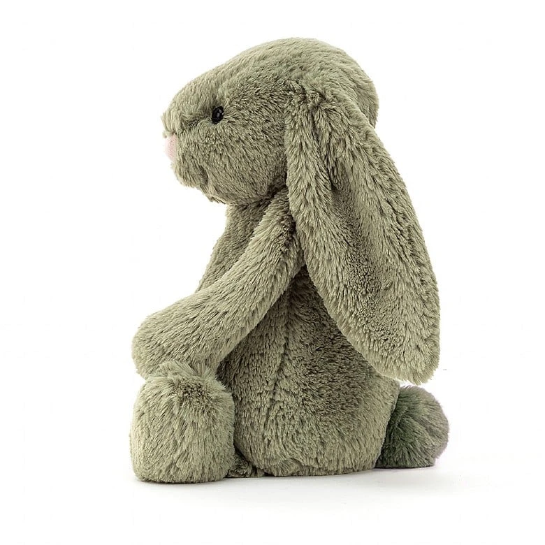 JELLYCAT BASHFUL FERN BUNNY MEDIUM 2 JELLYCAT BASHFUL FERN BUNNY MEDIUM - Image 2