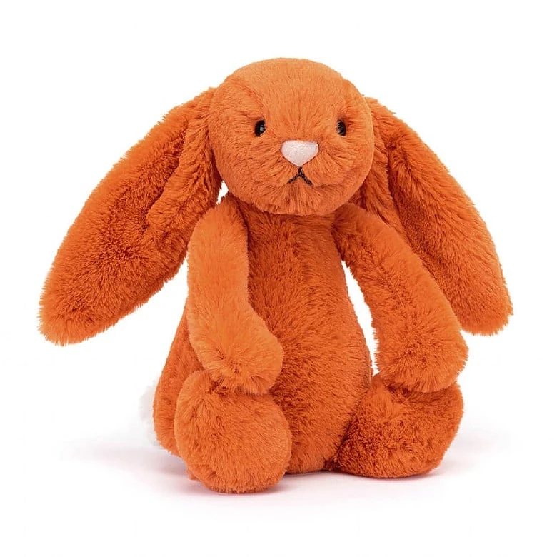 JELLYCAT SMALL BASHFUL TANGERINE BUNNY 1 JELLYCAT SMALL BASHFUL TANGERINE BUNNY