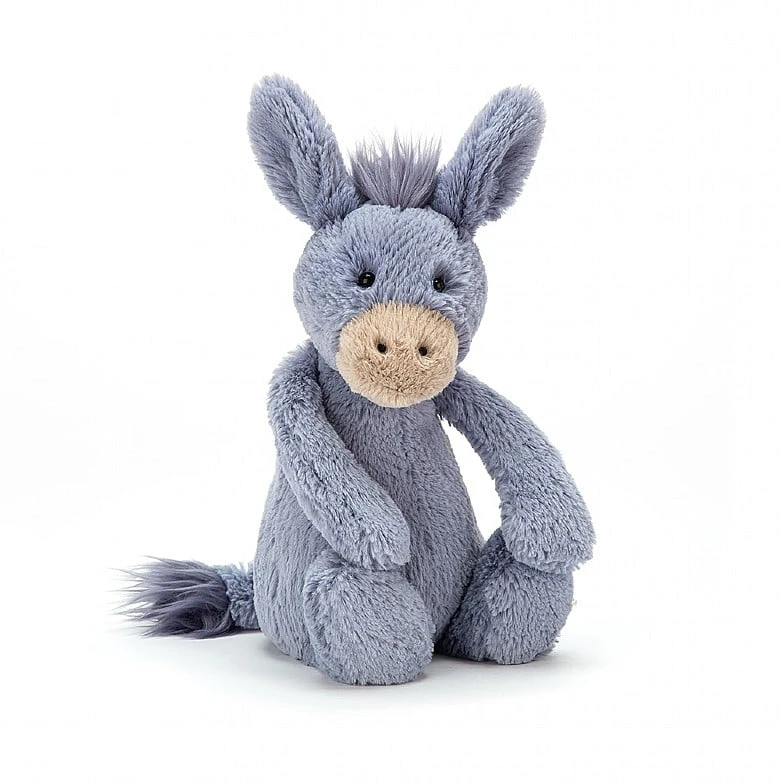 JELLYCAT MEDIUM BASHFUL DONKEY 1 JELLYCAT MEDIUM BASHFUL DONKEY