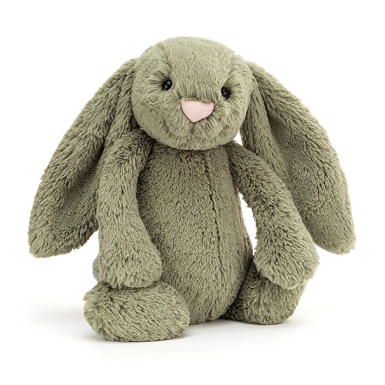 JELLYCAT BASHFUL FERN BUNNY MEDIUM 1 JELLYCAT BASHFUL FERN BUNNY MEDIUM